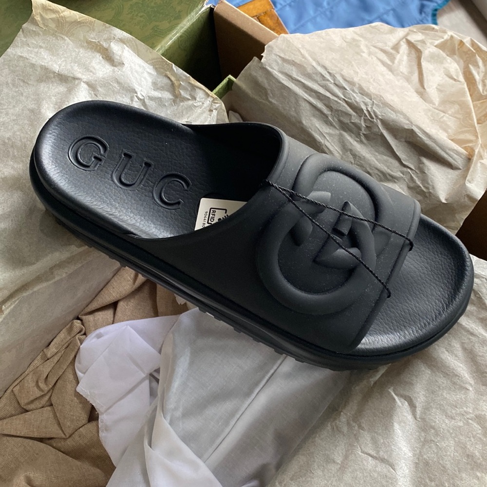 Platform Gucci Slides